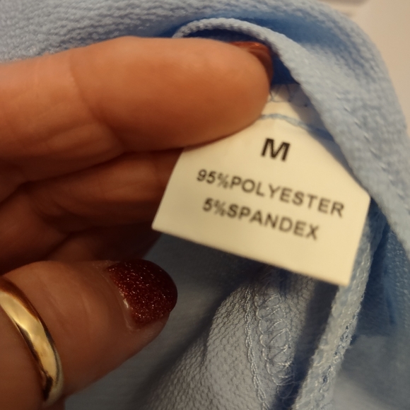 Ladies Light Blue Blouse - Picture 2 of 3